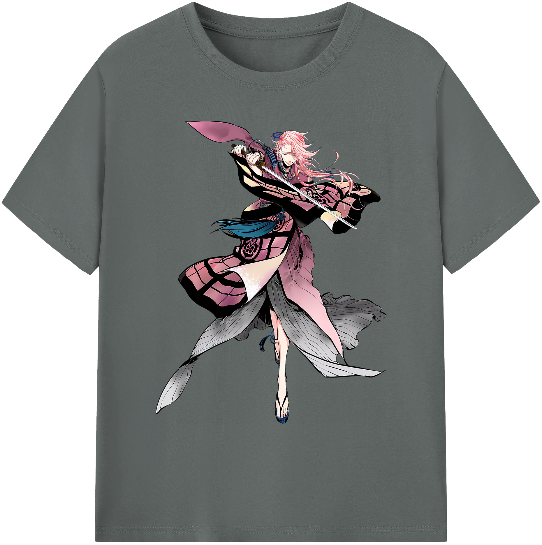 （画像用） 刀剣乱舞 Touken Ranbu 綿100％ メンズ半袖Tシャツ｜肌触りやわらか＆通気性
